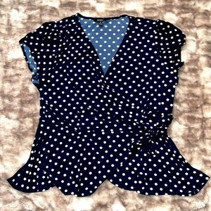 Front tie blouse